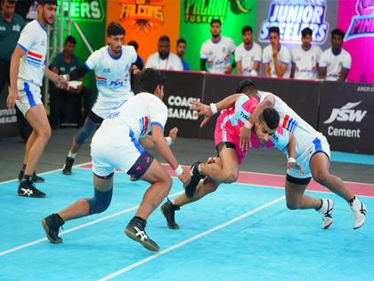 Yuva All-Stars Championship: Kurukshetra, Palan share spoils in high-octane clash; Warriorz, Yoddhas, Jaipur cubs win on Day 12 | Yuva All-Stars Championship: Kurukshetra, Palan share spoils in high-octane clash; Warriorz, Yoddhas, Jaipur cubs win on Day 12 Yuva All-Stars Championship: Kurukshetra, Palan share spoils in high-octane clash; Warriorz, Yoddhas, Jaipur cubs win on Day 12 | Yuva All-Stars Championship: Kurukshetra, Palan share spoils in high-octane clash; Warriorz, Yoddhas, Jaipur cubs win on Day 12