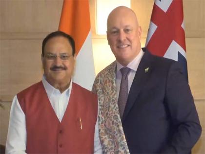 Union Minister JP Nadda meets New Zealand PM Christopher Luxon | Union Minister JP Nadda meets New Zealand PM Christopher Luxon Union Minister JP Nadda meets New Zealand PM Christopher Luxon | Union Minister JP Nadda meets New Zealand PM Christopher Luxon