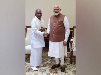 "Trailblazer in every sense": PM Modi after meeting with music maestro Ilaiyaraaja | "Trailblazer in every sense": PM Modi after meeting with music maestro Ilaiyaraaja "Trailblazer in every sense": PM Modi after meeting with music maestro Ilaiyaraaja | "Trailblazer in every sense": PM Modi after meeting with music maestro Ilaiyaraaja