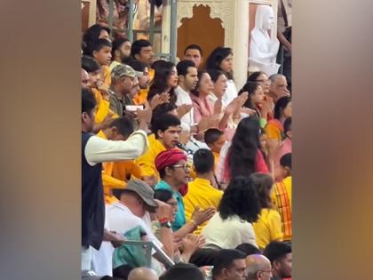 Varun Dhawan, Pooja Hegde attend Ganga Aarti in Rishikesh | Varun Dhawan, Pooja Hegde attend Ganga Aarti in Rishikesh Varun Dhawan, Pooja Hegde attend Ganga Aarti in Rishikesh | Varun Dhawan, Pooja Hegde attend Ganga Aarti in Rishikesh