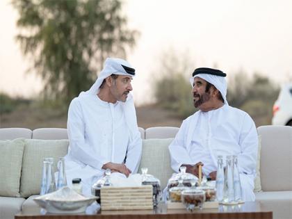 UAE: Hazza bin Zayed visits Saif bin Mohammed on occasion of Ramadan | UAE: Hazza bin Zayed visits Saif bin Mohammed on occasion of Ramadan