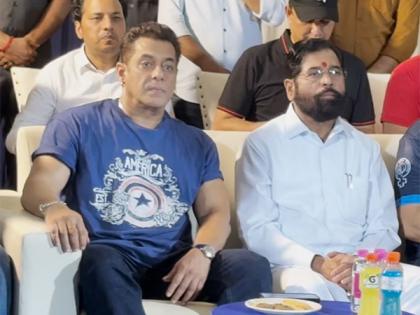 Salman Khan, Eknath Shinde attend TB Mukt Bharat Awareness Cricket Match | Salman Khan, Eknath Shinde attend TB Mukt Bharat Awareness Cricket Match Salman Khan, Eknath Shinde attend TB Mukt Bharat Awareness Cricket Match | Salman Khan, Eknath Shinde attend TB Mukt Bharat Awareness Cricket Match