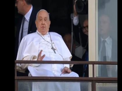 Pope Francis makes first public appearance since being hospitalised five weeks ago | Pope Francis makes first public appearance since being hospitalised five weeks ago Pope Francis makes first public appearance since being hospitalised five weeks ago | Pope Francis makes first public appearance since being hospitalised five weeks ago
