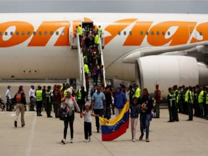 First deportation flight with 199 Venezuelans lands in Caracas as repatriations resume | First deportation flight with 199 Venezuelans lands in Caracas as repatriations resume First deportation flight with 199 Venezuelans lands in Caracas as repatriations resume | First deportation flight with 199 Venezuelans lands in Caracas as repatriations resume