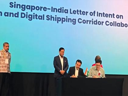 India, Singapore sign LOI on green shipping, digital corridor collaboration | India, Singapore sign LOI on green shipping, digital corridor collaboration India, Singapore sign LOI on green shipping, digital corridor collaboration | India, Singapore sign LOI on green shipping, digital corridor collaboration