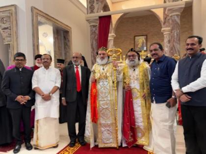 Indian delegation participates in Consecration Ceremony of Mor Gregorious Joseph as Catholicos of Syrian Christians in Beirut | Indian delegation participates in Consecration Ceremony of Mor Gregorious Joseph as Catholicos of Syrian Christians in Beirut Indian delegation participates in Consecration Ceremony of Mor Gregorious Joseph as Catholicos of Syrian Christians in Beirut | Indian delegation participates in Consecration Ceremony of Mor Gregorious Joseph as Catholicos of Syrian Christians in Beirut