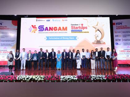 STPI Felicitates Trailblazing Startups at SANGAM 2025 | STPI Felicitates Trailblazing Startups at SANGAM 2025 STPI Felicitates Trailblazing Startups at SANGAM 2025 | STPI Felicitates Trailblazing Startups at SANGAM 2025