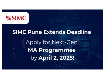SIMC Pune extends deadline for its MA Programmes to April 2, 2025 | SIMC Pune extends deadline for its MA Programmes to April 2, 2025 SIMC Pune extends deadline for its MA Programmes to April 2, 2025 | SIMC Pune extends deadline for its MA Programmes to April 2, 2025