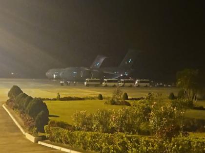 Two C-17 aircraft with 60 tonnes of relief material land in Myanmar | Two C-17 aircraft with 60 tonnes of relief material land in Myanmar
