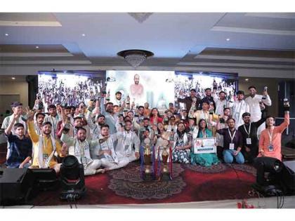 Jain Icon Award - 2025 Held in Indore Under the Blessings of Shrut Samvegi Mahashraman Adityasagar Ji Maharaj | Jain Icon Award - 2025 Held in Indore Under the Blessings of Shrut Samvegi Mahashraman Adityasagar Ji Maharaj Jain Icon Award - 2025 Held in Indore Under the Blessings of Shrut Samvegi Mahashraman Adityasagar Ji Maharaj | Jain Icon Award - 2025 Held in Indore Under the Blessings of Shrut Samvegi Mahashraman Adityasagar Ji Maharaj