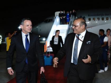 Netherlands Foreign Minister Veldkamp arrives in India, set to meet EAM Jaishankar | Netherlands Foreign Minister Veldkamp arrives in India, set to meet EAM Jaishankar Netherlands Foreign Minister Veldkamp arrives in India, set to meet EAM Jaishankar | Netherlands Foreign Minister Veldkamp arrives in India, set to meet EAM Jaishankar