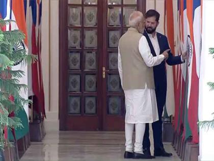 Chile President asks PM Modi meaning of Ashok Chakra, he explains | Chile President asks PM Modi meaning of Ashok Chakra, he explains Chile President asks PM Modi meaning of Ashok Chakra, he explains | Chile President asks PM Modi meaning of Ashok Chakra, he explains