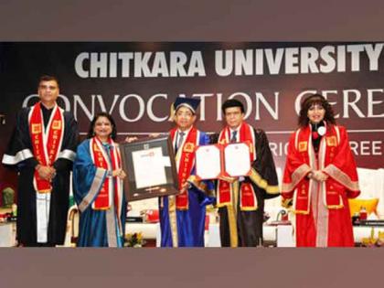 Chitkara University Confers Honorary Doctorate on Joy Alukkas for Entrepreneurial Excellence | Chitkara University Confers Honorary Doctorate on Joy Alukkas for Entrepreneurial Excellence Chitkara University Confers Honorary Doctorate on Joy Alukkas for Entrepreneurial Excellence | Chitkara University Confers Honorary Doctorate on Joy Alukkas for Entrepreneurial Excellence