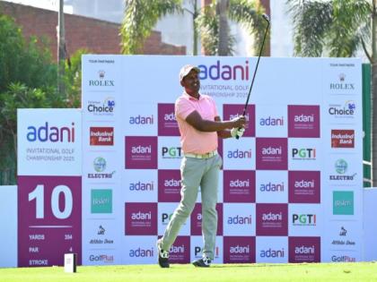 Adani Invitational Golf Championship 2025: N Thangaraja, Saptak Talwar tied for lead in round one | Adani Invitational Golf Championship 2025: N Thangaraja, Saptak Talwar tied for lead in round one Adani Invitational Golf Championship 2025: N Thangaraja, Saptak Talwar tied for lead in round one | Adani Invitational Golf Championship 2025: N Thangaraja, Saptak Talwar tied for lead in round one