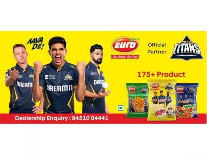 Euro India Fresh Foods Named Official Snacking Partner of Gujarat Titans | Euro India Fresh Foods Named Official Snacking Partner of Gujarat Titans Euro India Fresh Foods Named Official Snacking Partner of Gujarat Titans | Euro India Fresh Foods Named Official Snacking Partner of Gujarat Titans