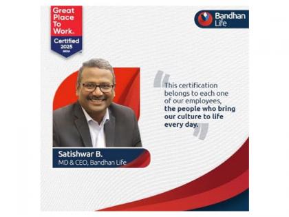 Bandhan Life Earns Great Place to Work® Certification | Bandhan Life Earns Great Place to Work® Certification Bandhan Life Earns Great Place to Work® Certification | Bandhan Life Earns Great Place to Work® Certification