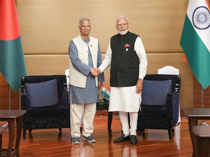 PM Modi meets Bangladesh Chief Adviser Yunus, urges safety for minorities and stronger bilateral ties | PM Modi meets Bangladesh Chief Adviser Yunus, urges safety for minorities and stronger bilateral ties PM Modi meets Bangladesh Chief Adviser Yunus, urges safety for minorities and stronger bilateral ties | PM Modi meets Bangladesh Chief Adviser Yunus, urges safety for minorities and stronger bilateral ties