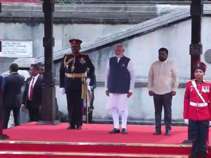 PM Modi receives ceremonial welcome as he begins Sri Lanka visit | PM Modi receives ceremonial welcome as he begins Sri Lanka visit PM Modi receives ceremonial welcome as he begins Sri Lanka visit | PM Modi receives ceremonial welcome as he begins Sri Lanka visit