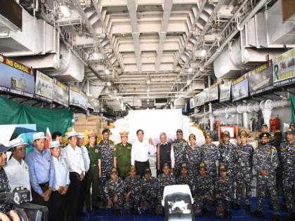 India sends 442-tonne food aid to Myanmar after Earthquake | India sends 442-tonne food aid to Myanmar after Earthquake India sends 442-tonne food aid to Myanmar after Earthquake | India sends 442-tonne food aid to Myanmar after Earthquake