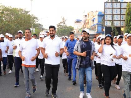 Odisha's Sports and Youth Services Minister Suryabanshi Suraj promotes Fit India Movement via unique Heritage Marathon | Odisha's Sports and Youth Services Minister Suryabanshi Suraj promotes Fit India Movement via unique Heritage Marathon