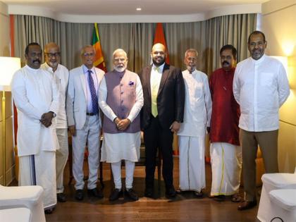 PM Modi meets Sri Lanka's Tamil Community, says, "will contribute to social, economic, cultural progress" | PM Modi meets Sri Lanka's Tamil Community, says, "will contribute to social, economic, cultural progress" PM Modi meets Sri Lanka's Tamil Community, says, "will contribute to social, economic, cultural progress" | PM Modi meets Sri Lanka's Tamil Community, says, "will contribute to social, economic, cultural progress"