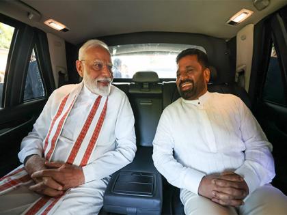 PM Modi reaches Anuradhapura to launch Maho-Anuradhapura railway line | PM Modi reaches Anuradhapura to launch Maho-Anuradhapura railway line PM Modi reaches Anuradhapura to launch Maho-Anuradhapura railway line | PM Modi reaches Anuradhapura to launch Maho-Anuradhapura railway line