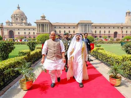 "Immense priority' for India: Rajnath Singh discusses comprehensive strategic partnership with UAE counterpart | "Immense priority' for India: Rajnath Singh discusses comprehensive strategic partnership with UAE counterpart "Immense priority' for India: Rajnath Singh discusses comprehensive strategic partnership with UAE counterpart | "Immense priority' for India: Rajnath Singh discusses comprehensive strategic partnership with UAE counterpart
