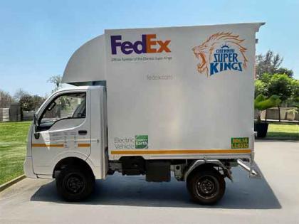 FedEx and Chennai Super Kings Drive More Sustainable Deliveries with Co-Branded EVs in India | FedEx and Chennai Super Kings Drive More Sustainable Deliveries with Co-Branded EVs in India FedEx and Chennai Super Kings Drive More Sustainable Deliveries with Co-Branded EVs in India | FedEx and Chennai Super Kings Drive More Sustainable Deliveries with Co-Branded EVs in India