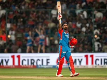 KL Rahul reveals inspiration behind fiery celebration following DC's win over RCB | KL Rahul reveals inspiration behind fiery celebration following DC's win over RCB