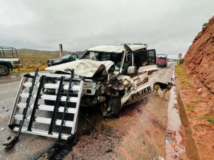 Pak: 10 die, 8 injured in truck-coach head-on clash | Pak: 10 die, 8 injured in truck-coach head-on clash Pak: 10 die, 8 injured in truck-coach head-on clash | Pak: 10 die, 8 injured in truck-coach head-on clash
