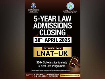 Jindal Global Law School (JGLS) Admissions Close on 30th April' Students Must Take LNAT-UK Test | Jindal Global Law School (JGLS) Admissions Close on 30th April' Students Must Take LNAT-UK Test Jindal Global Law School (JGLS) Admissions Close on 30th April' Students Must Take LNAT-UK Test | Jindal Global Law School (JGLS) Admissions Close on 30th April' Students Must Take LNAT-UK Test