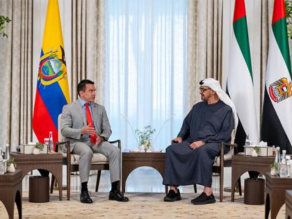 UAE, Ecuadorian Presidents discuss strengthening bilateral cooperation | UAE, Ecuadorian Presidents discuss strengthening bilateral cooperation UAE, Ecuadorian Presidents discuss strengthening bilateral cooperation | UAE, Ecuadorian Presidents discuss strengthening bilateral cooperation