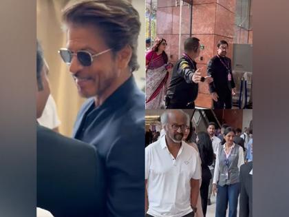 Shah Rukh Khan, Rajinikanth, Aamir Khan, other Bollywood stars arrive at WAVES Summit 2025 | Shah Rukh Khan, Rajinikanth, Aamir Khan, other Bollywood stars arrive at WAVES Summit 2025 Shah Rukh Khan, Rajinikanth, Aamir Khan, other Bollywood stars arrive at WAVES Summit 2025 | Shah Rukh Khan, Rajinikanth, Aamir Khan, other Bollywood stars arrive at WAVES Summit 2025