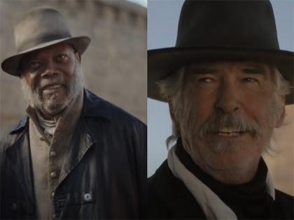 Samuel L Jackson, Pierce Brosnan face off for missing gold in 'The Unholy Trinity' trailer | Samuel L Jackson, Pierce Brosnan face off for missing gold in 'The Unholy Trinity' trailer Samuel L Jackson, Pierce Brosnan face off for missing gold in 'The Unholy Trinity' trailer | Samuel L Jackson, Pierce Brosnan face off for missing gold in 'The Unholy Trinity' trailer