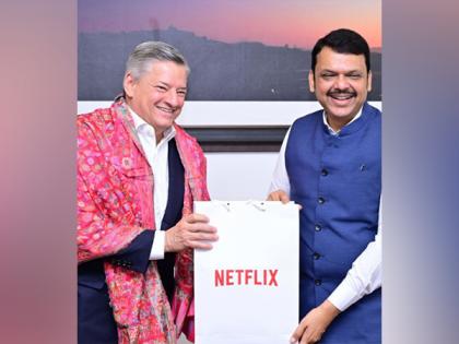 "Had a fruitful meeting": Maharashtra CM Devendra Fadnavis meets Netflix's co-CEO Ted Sarandos | "Had a fruitful meeting": Maharashtra CM Devendra Fadnavis meets Netflix's co-CEO Ted Sarandos "Had a fruitful meeting": Maharashtra CM Devendra Fadnavis meets Netflix's co-CEO Ted Sarandos | "Had a fruitful meeting": Maharashtra CM Devendra Fadnavis meets Netflix's co-CEO Ted Sarandos