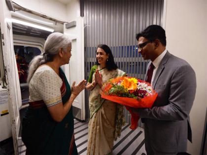 FM Nirmala Sitharaman arrives in Milan to attend ADB's 58th annual meeting | FM Nirmala Sitharaman arrives in Milan to attend ADB's 58th annual meeting FM Nirmala Sitharaman arrives in Milan to attend ADB's 58th annual meeting | FM Nirmala Sitharaman arrives in Milan to attend ADB's 58th annual meeting