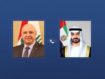 UAE President receives phone call from Lebanese President | UAE President receives phone call from Lebanese President UAE President receives phone call from Lebanese President | UAE President receives phone call from Lebanese President