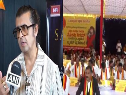 Karnataka Rakshana Vedike protest against Sonu Nigam in Bengaluru | Karnataka Rakshana Vedike protest against Sonu Nigam in Bengaluru Karnataka Rakshana Vedike protest against Sonu Nigam in Bengaluru | Karnataka Rakshana Vedike protest against Sonu Nigam in Bengaluru