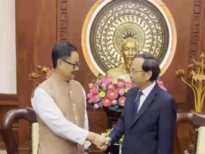 Culture, diplomacy lead talks between India-Vietnam during Union Minister Rijiju's meeting with Ho Chi Minh City Secy Nguyen Van Nen | Culture, diplomacy lead talks between India-Vietnam during Union Minister Rijiju's meeting with Ho Chi Minh City Secy Nguyen Van Nen Culture, diplomacy lead talks between India-Vietnam during Union Minister Rijiju's meeting with Ho Chi Minh City Secy Nguyen Van Nen | Culture, diplomacy lead talks between India-Vietnam during Union Minister Rijiju's meeting with Ho Chi Minh City Secy Nguyen Van Nen
