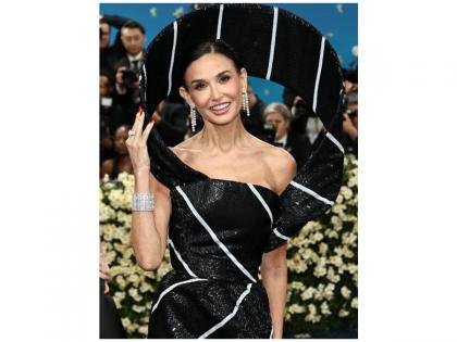 Met Gala 2025: Demi Moore slays in tie-inspired gown featuring over a million beads | Met Gala 2025: Demi Moore slays in tie-inspired gown featuring over a million beads Met Gala 2025: Demi Moore slays in tie-inspired gown featuring over a million beads | Met Gala 2025: Demi Moore slays in tie-inspired gown featuring over a million beads