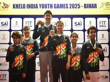 Khelo India Youth Games 2025: Rajasthan Air Pistol Mixed Team clinches first gold | Khelo India Youth Games 2025: Rajasthan Air Pistol Mixed Team clinches first gold Khelo India Youth Games 2025: Rajasthan Air Pistol Mixed Team clinches first gold | Khelo India Youth Games 2025: Rajasthan Air Pistol Mixed Team clinches first gold