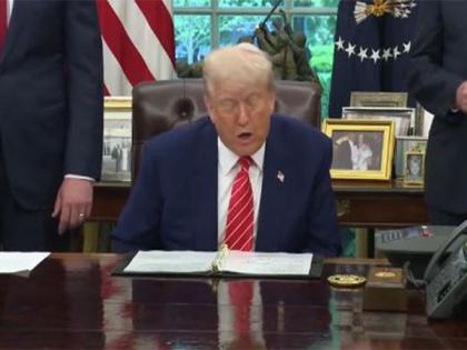 Trump hails US-UK trade deal as "fair, open, and reciprocal," projects USD 6 billion in tariff revenue | Trump hails US-UK trade deal as "fair, open, and reciprocal," projects USD 6 billion in tariff revenue Trump hails US-UK trade deal as "fair, open, and reciprocal," projects USD 6 billion in tariff revenue | Trump hails US-UK trade deal as "fair, open, and reciprocal," projects USD 6 billion in tariff revenue