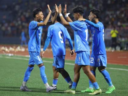 India secure 8-0 win over Sri Lanka in SAFF U19 title defence opener | India secure 8-0 win over Sri Lanka in SAFF U19 title defence opener India secure 8-0 win over Sri Lanka in SAFF U19 title defence opener | India secure 8-0 win over Sri Lanka in SAFF U19 title defence opener