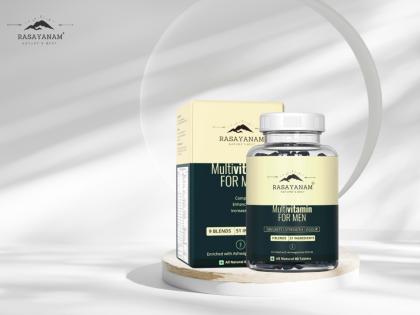 Rasayanam Multivitamin for Men: Natural Daily Health Supplement Launched in India | Rasayanam Multivitamin for Men: Natural Daily Health Supplement Launched in India Rasayanam Multivitamin for Men: Natural Daily Health Supplement Launched in India | Rasayanam Multivitamin for Men: Natural Daily Health Supplement Launched in India