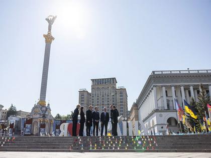 European leaders visit Kyiv, advocate for Ukraine's peace, sovereignty and prosperous future | European leaders visit Kyiv, advocate for Ukraine's peace, sovereignty and prosperous future European leaders visit Kyiv, advocate for Ukraine's peace, sovereignty and prosperous future | European leaders visit Kyiv, advocate for Ukraine's peace, sovereignty and prosperous future