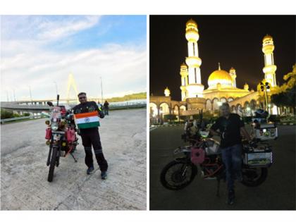 Rider Josh Makes History as First Indian to Enter Brunei by Motorcycle from Andhra Pradesh | Rider Josh Makes History as First Indian to Enter Brunei by Motorcycle from Andhra Pradesh Rider Josh Makes History as First Indian to Enter Brunei by Motorcycle from Andhra Pradesh | Rider Josh Makes History as First Indian to Enter Brunei by Motorcycle from Andhra Pradesh