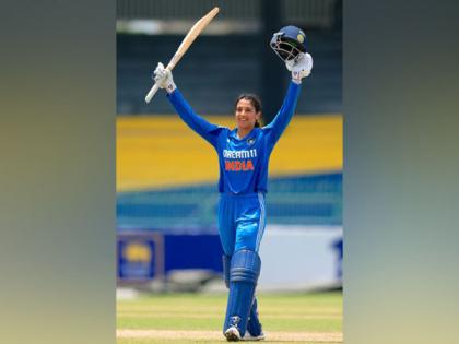 Mandhana's ton stands out as India posts 342/7 against Sri Lanka in tri-series final | Mandhana's ton stands out as India posts 342/7 against Sri Lanka in tri-series final