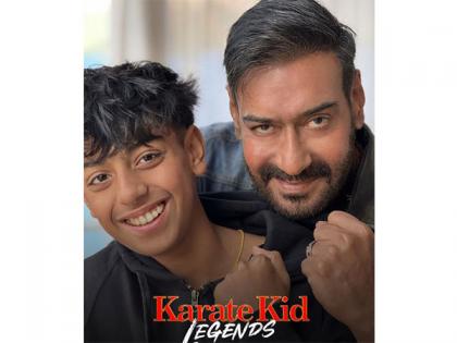 Ajay Devgn, son Yug Devgn to lend voices in Jackie Chan's Karate Kid: Legends Hindi version | Ajay Devgn, son Yug Devgn to lend voices in Jackie Chan's Karate Kid: Legends Hindi version Ajay Devgn, son Yug Devgn to lend voices in Jackie Chan's Karate Kid: Legends Hindi version | Ajay Devgn, son Yug Devgn to lend voices in Jackie Chan's Karate Kid: Legends Hindi version