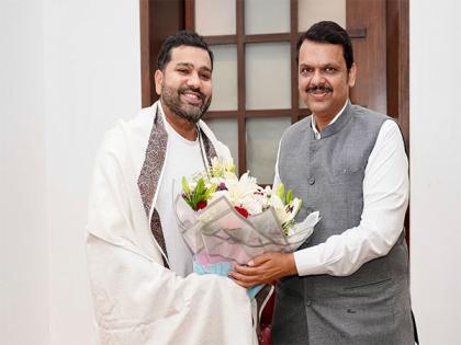 Devendra Fadnavis meets Rohit Sharma, extends wishes post Test retirement | Devendra Fadnavis meets Rohit Sharma, extends wishes post Test retirement