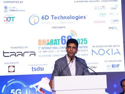 Positioning Bharat as VishwaGuru in the Global Tech Landscape says MoS for Communications, Dr. Chandra Sekhar Pemmasani at Bharat 6G 2025, New Delhi | Positioning Bharat as VishwaGuru in the Global Tech Landscape says MoS for Communications, Dr. Chandra Sekhar Pemmasani at Bharat 6G 2025, New Delhi Positioning Bharat as VishwaGuru in the Global Tech Landscape says MoS for Communications, Dr. Chandra Sekhar Pemmasani at Bharat 6G 2025, New Delhi | Positioning Bharat as VishwaGuru in the Global Tech Landscape says MoS for Communications, Dr. Chandra Sekhar Pemmasani at Bharat 6G 2025, New Delhi